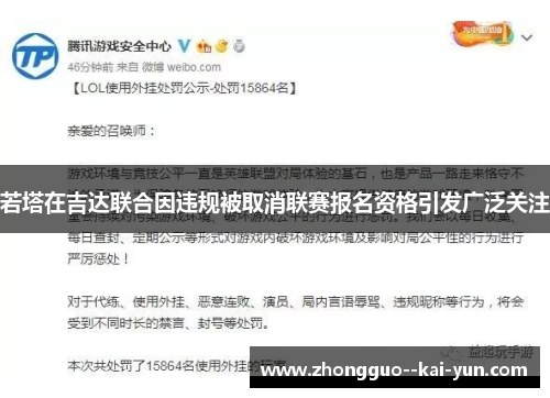 若塔在吉达联合因违规被取消联赛报名资格引发广泛关注